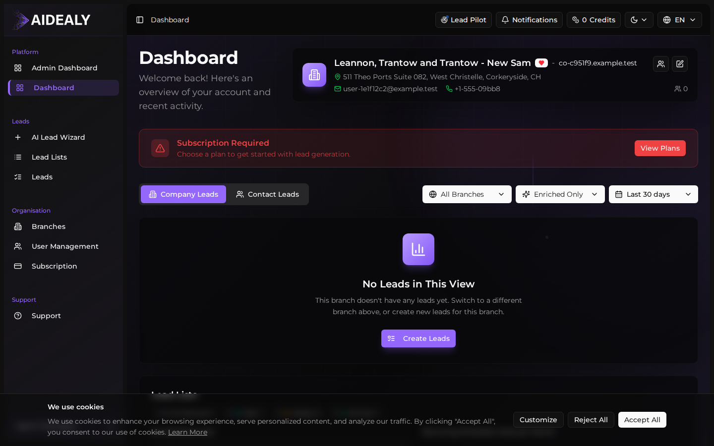 Aidealy follows your system preference